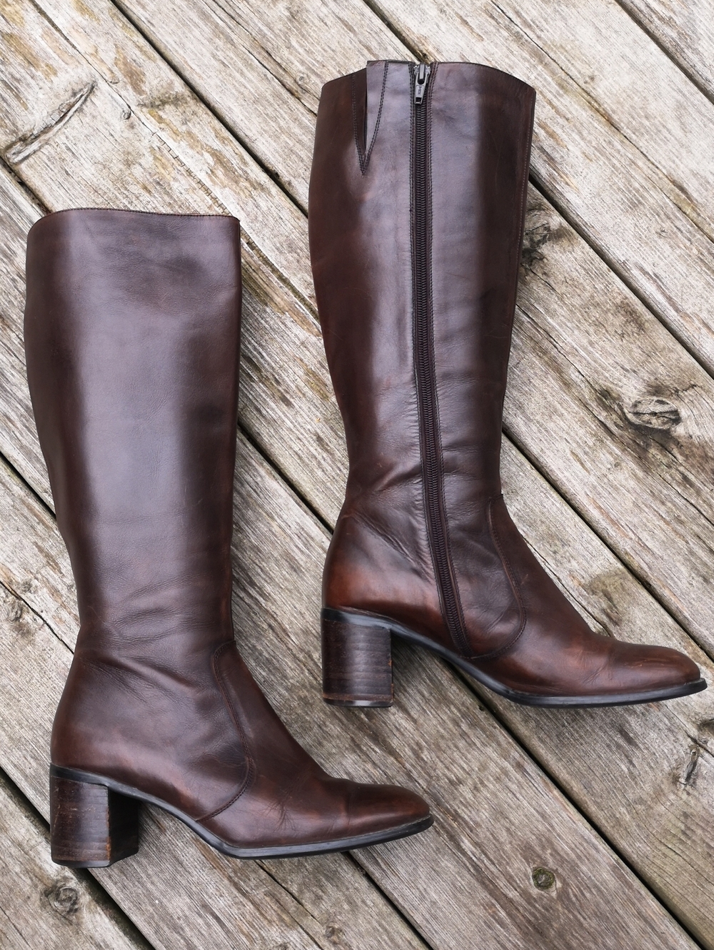 Bravo by Browns tall brown leather boots